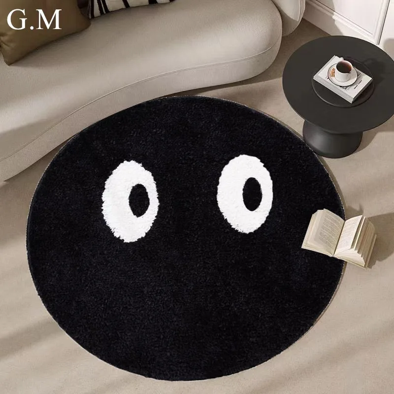 Tufted Fluffy Coal Ball Rug,Cute Soot Sprite Floor Rugs Living Room,Ins Anti-slip Plush Bedside Foot Pad,Washroom Floor Mat
Tufted Fluffy Coal Ball Rug,Cute Soot Sprite Floor Rugs Living Room,Ins Anti-slip Plush Bedside Foot Pad,Washroom Floor Mat