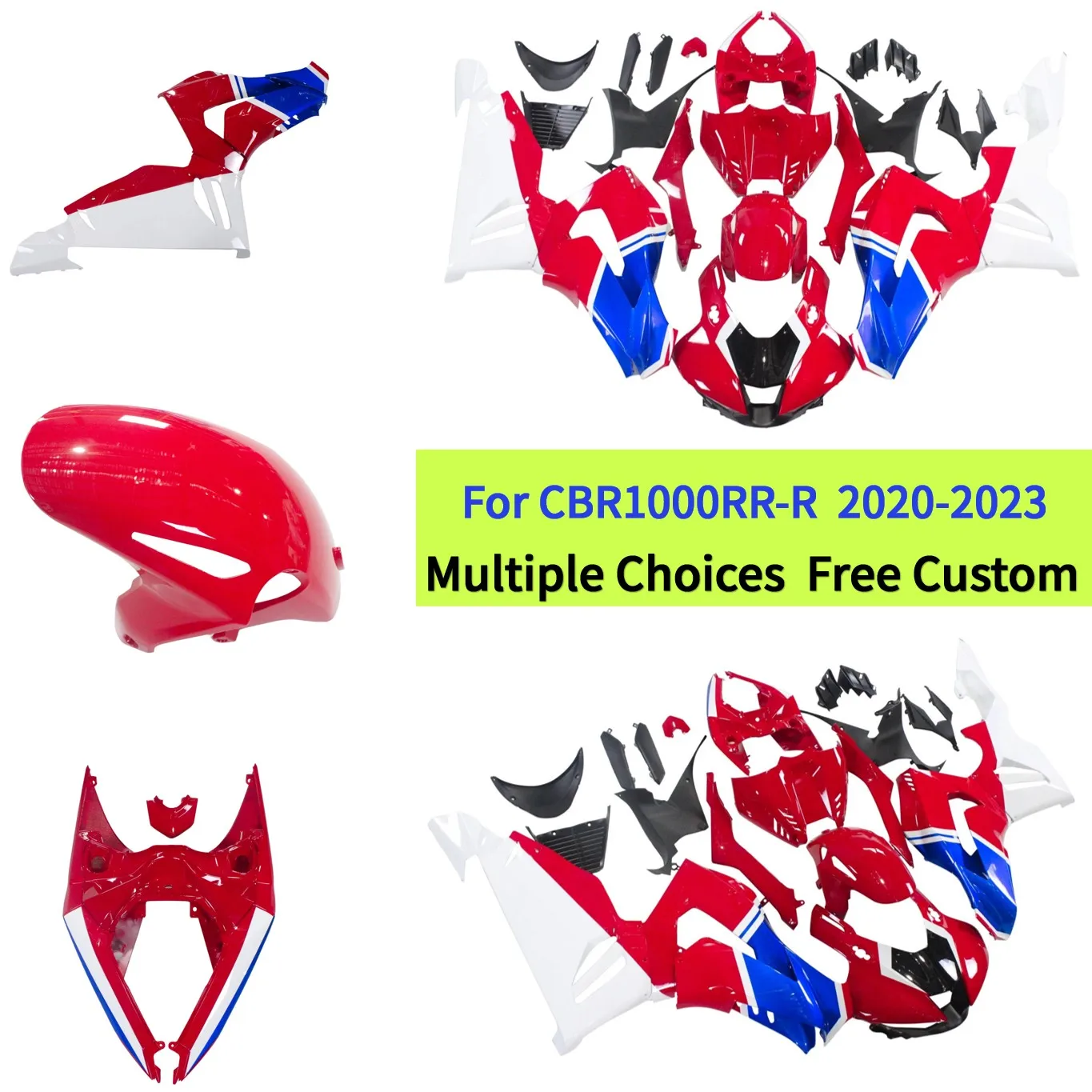 Motorcycle Fairings For Honda CBR1000RR-R 2020 2021 2022 2023 Red Blue White Sportbike Body Panel Replacement Kit
Motorcycle Fairings For Honda CBR1000RR-R 2020 2021 2022 2023 Red Blue White Sportbike Body Panel Replacement Kit