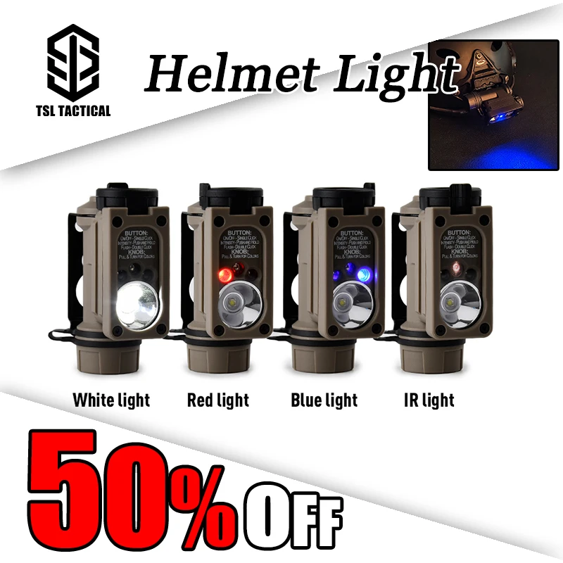 Fast Helmet Light 3 Mode LED Flashlight and IR Light Airsoft Tactical Outdoor Night Light Hunting Cycling Fishing Lamp Fit ARC
Fast Helmet Light 3 Mode LED Flashlight and IR Light Airsoft Tactical Outdoor Night Light Hunting Cycling Fishing Lamp Fit ARC