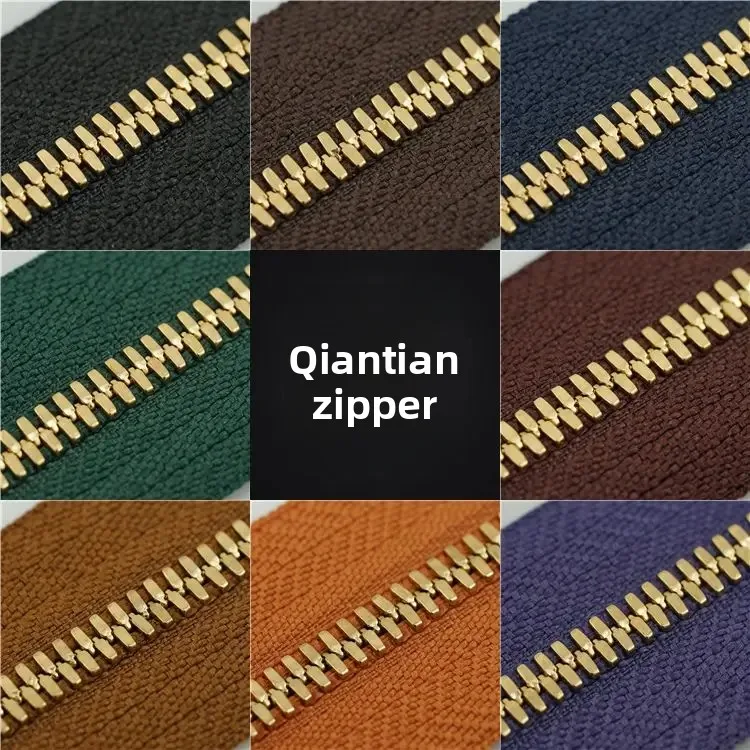 No.3 Qiantian High End Corn Tooth Matte Gold Copper Metal Long Zipper Compatible with Excella Leather Bag Handmade DIY10M/5M/3M
No.3 Qiantian High End Corn Tooth Matte Gold Copper Metal Long Zipper Compatible with Excella Leather Bag Handmade DIY10M/5M/3M