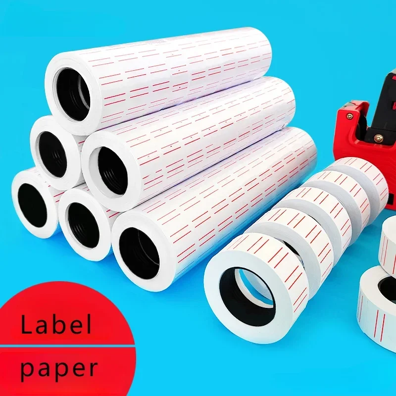 Label Coding Paper Roll Supermarket Commodity Price Label Coding Machine Price Paper Ink Wheel White Red Sticker Color Paper
Label Coding Paper Roll Supermarket Commodity Price Label Coding Machine Price Paper Ink Wheel White Red Sticker Color Paper