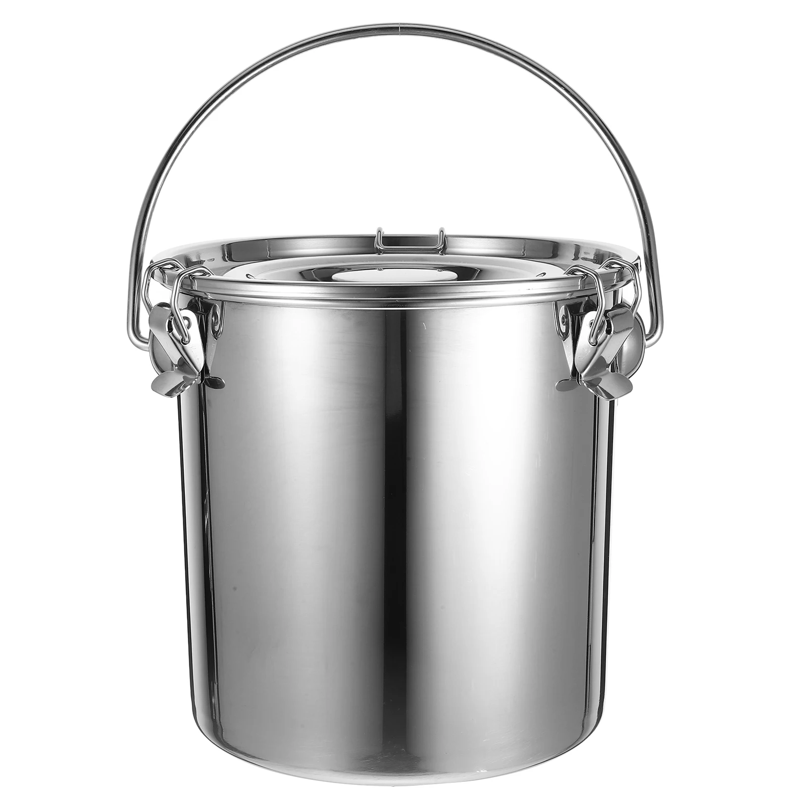 Sealed Pail 6L Stainless Steel Container Airtight Grease Bucket with Handle for Kitchen Oil Storage Transport Bar Tools
Sealed Pail 6L Stainless Steel Container Airtight Grease Bucket with Handle for Kitchen Oil Storage Transport Bar Tools