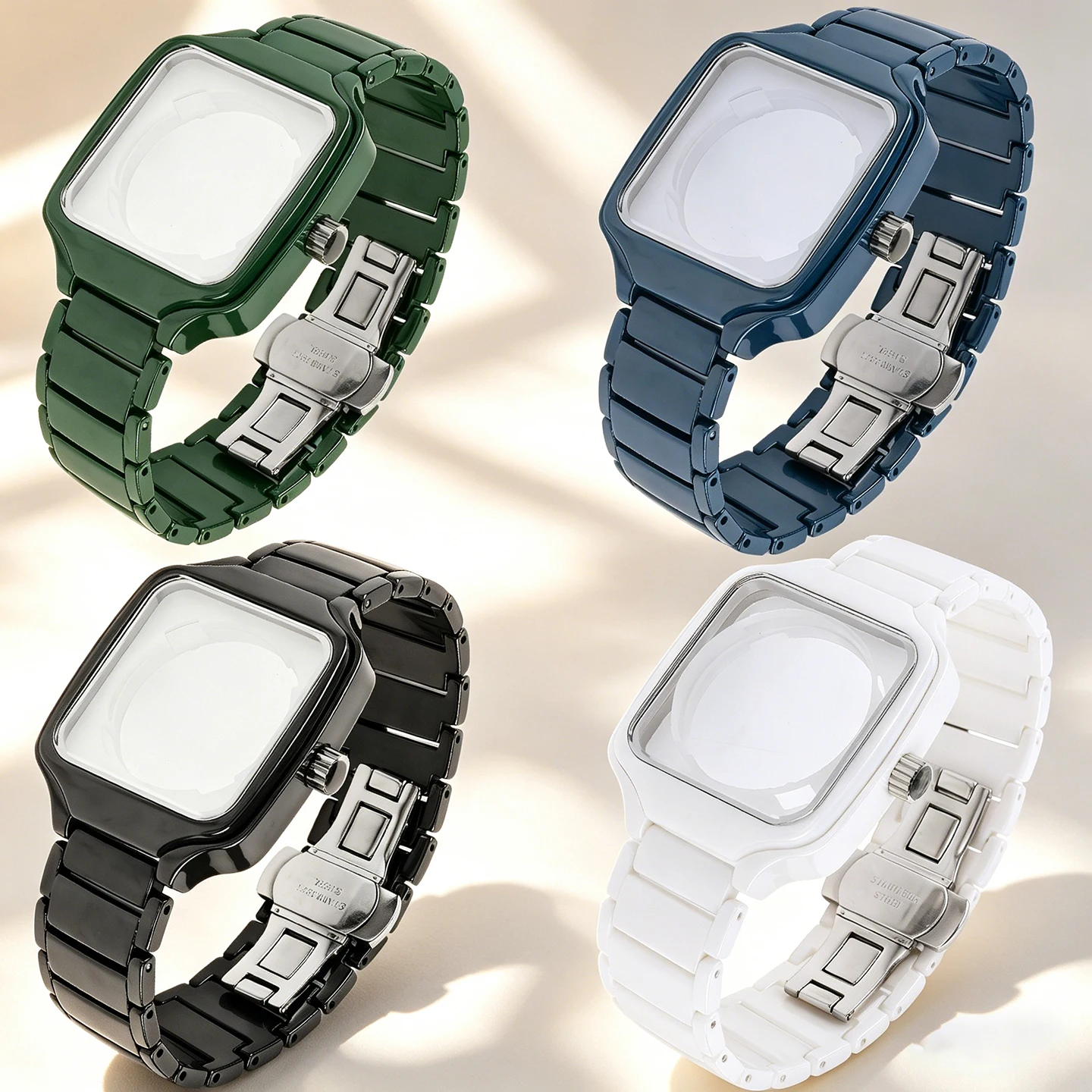 For Rado True Series 38mm Ceramic Watch Case Strap R27086162 R27075152 R27083202 Full Set Refurbishment Replacement Accessories
For Rado True Series 38mm Ceramic Watch Case Strap R27086162 R27075152 R27083202 Full Set Refurbishment Replacement Accessories