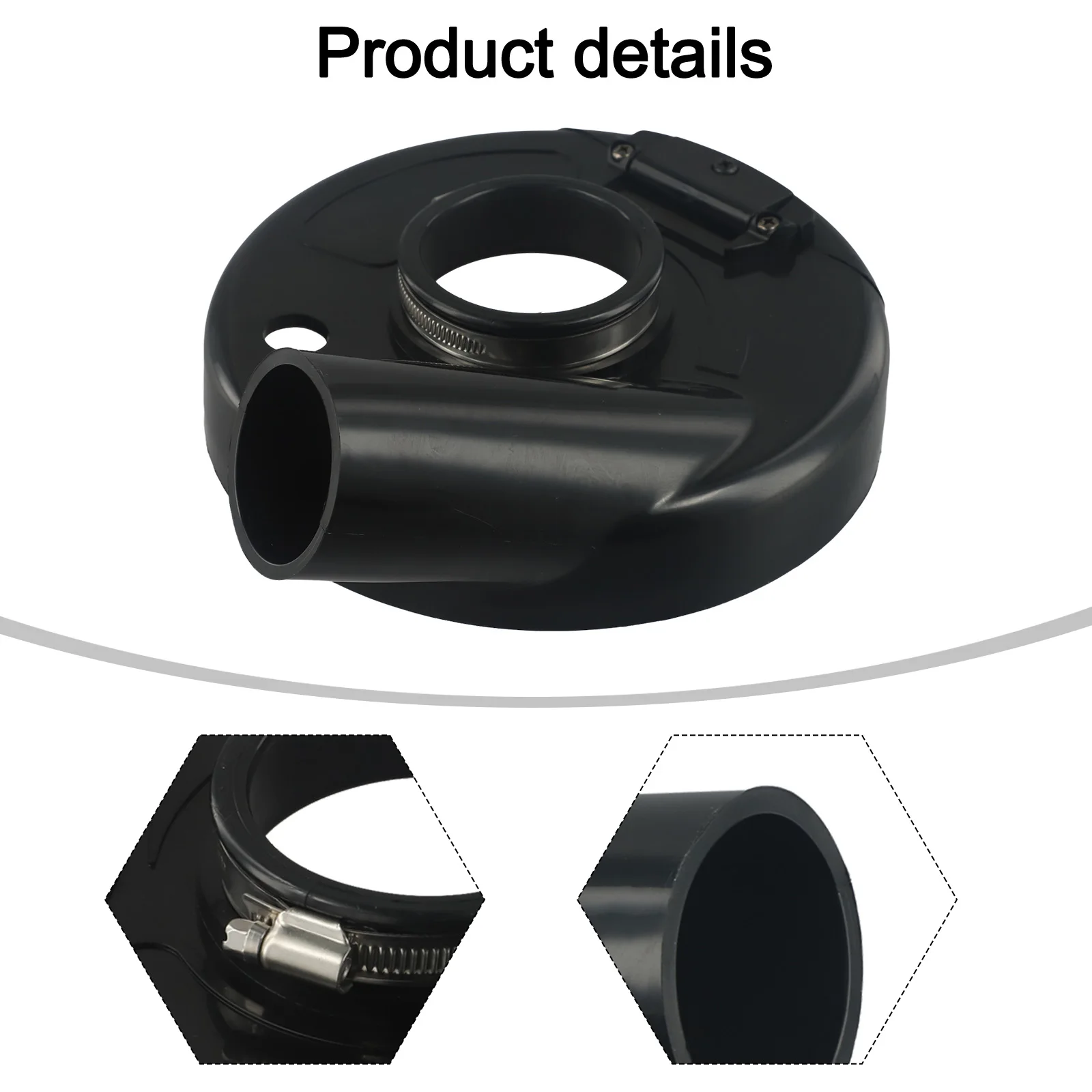 Practical For Cement Polishing Angle Grinder Dust Cover Dust Shroud For Grinder Introduce Dust Into Suction Port
Practical For Cement Polishing Angle Grinder Dust Cover Dust Shroud For Grinder Introduce Dust Into Suction Port