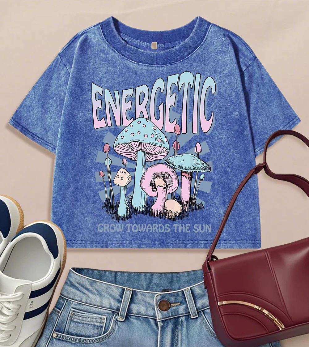 Magic Mushroom Printed Womens Washed T-Shirts Fashion O-Neck T-Shirt Comfortable Clothing Slim Soft Cotton T Shirt Female
Magic Mushroom Printed Womens Washed T-Shirts Fashion O-Neck T-Shirt Comfortable Clothing Slim Soft Cotton T Shirt Female