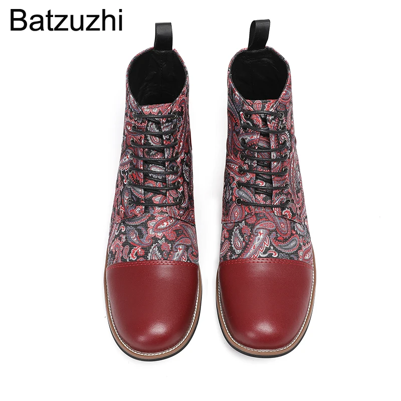 Batzuzhi Classic Elegant Men's Boots Round Toe Leather Ankle Boots for Man Lace-up Show, Party Boots! Big Sizes 38-46
Batzuzhi Classic Elegant Men's Boots Round Toe Leather Ankle Boots for Man Lace-up Show, Party Boots! Big Sizes 38-46