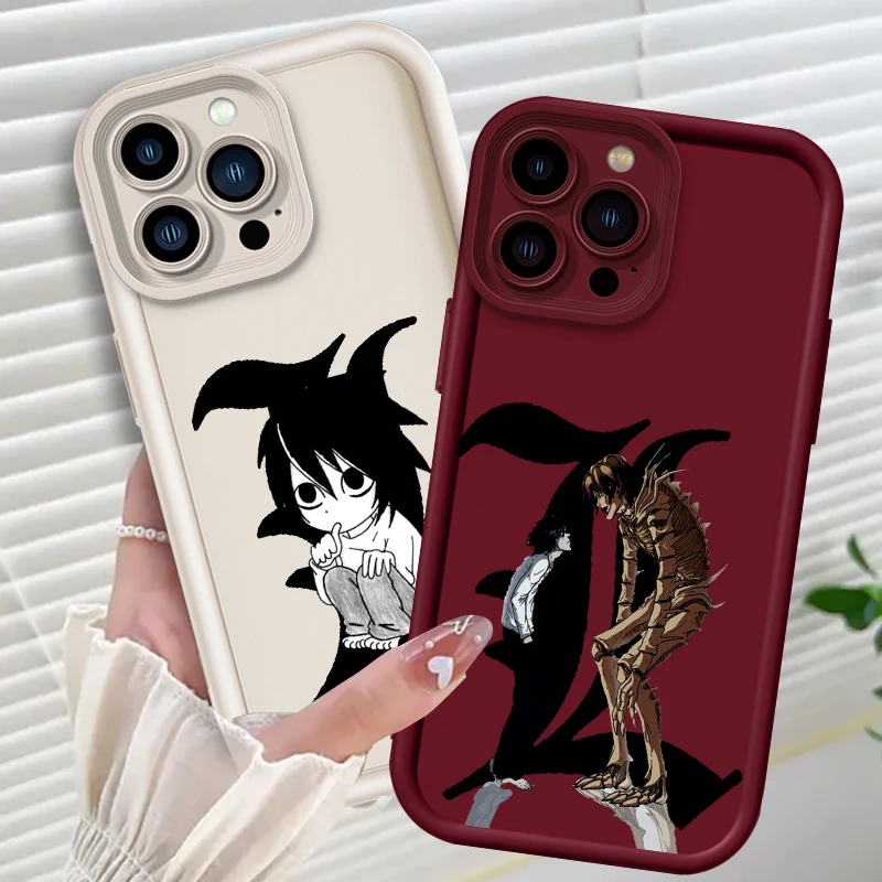 Death Note Art LOGO Anime Comic Eye Ladder For Apple iPhone 15 14 13 12 11 XS XR X Pro Max Plus Soft Phone Case 
Death Note Art LOGO Anime Comic Eye Ladder For Apple iPhone 15 14 13 12 11 XS XR X Pro Max Plus Soft Phone Case