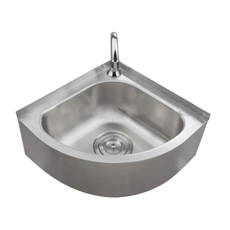 Stainless steel wall-mounted wash basin 304 stainless steel sink Commercial laboratory School hospital wash basin
Stainless steel wall-mounted wash basin 304 stainless steel sink Commercial laboratory School hospital wash basin