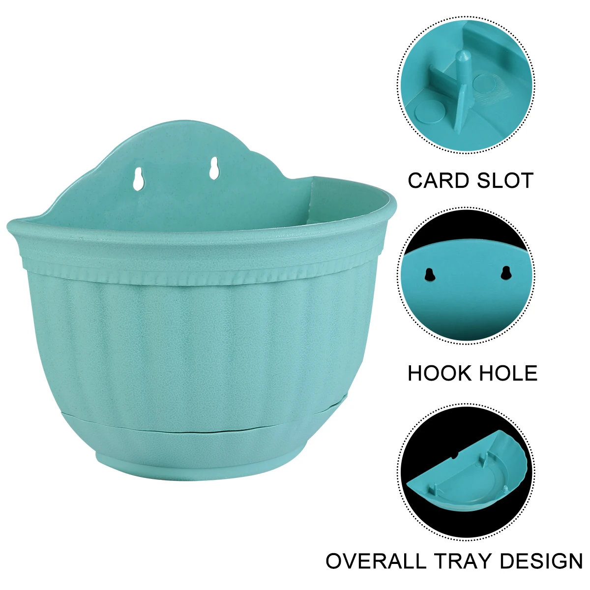 Plastic Wall Hanging Flower Pot Semi Circle White Small 2987 Durable Safe Material Space Saving Desk Window Kitchen
Plastic Wall Hanging Flower Pot Semi Circle White Small 2987 Durable Safe Material Space Saving Desk Window Kitchen