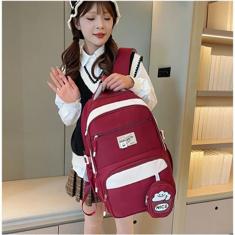 Simple Kids Backpacks for Boy Cute Backpack Large Capacity Cartoon Backpack Trend School Bags Class Bag for Girl Designer Bags
Simple Kids Backpacks for Boy Cute Backpack Large Capacity Cartoon Backpack Trend School Bags Class Bag for Girl Designer Bags