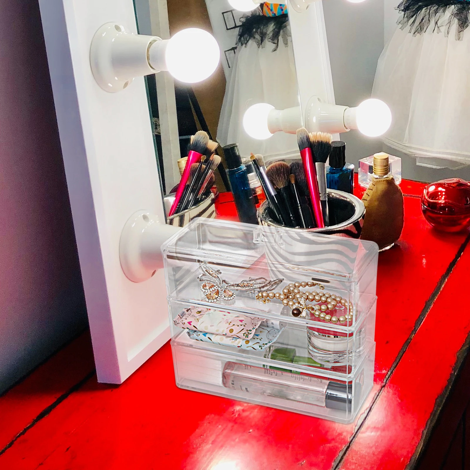 ganizer 3 Layer Storage Box Clear Acrylic Makeup Container Lightweight Durable Large Capacity Desktop ganizer For Small
ganizer 3 Layer Storage Box Clear Acrylic Makeup Container Lightweight Durable Large Capacity Desktop ganizer For Small