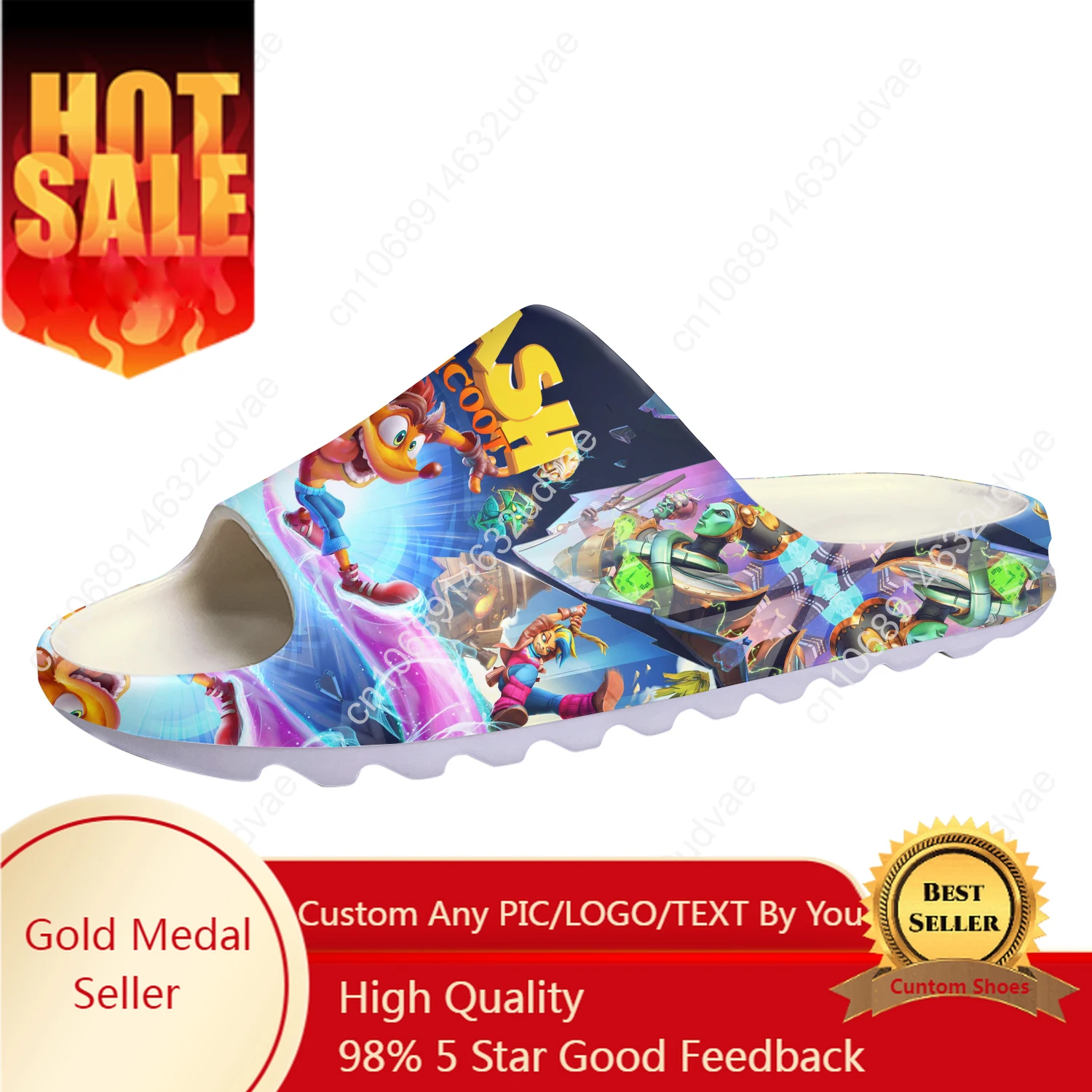 Crash Bandicoot Custom Made Soft Sole Sllipers Home Clogs Step On Water Shoes Mens Womens Teenager Bathroom Step In Slliper
Crash Bandicoot Custom Made Soft Sole Sllipers Home Clogs Step On Water Shoes Mens Womens Teenager Bathroom Step In Slliper