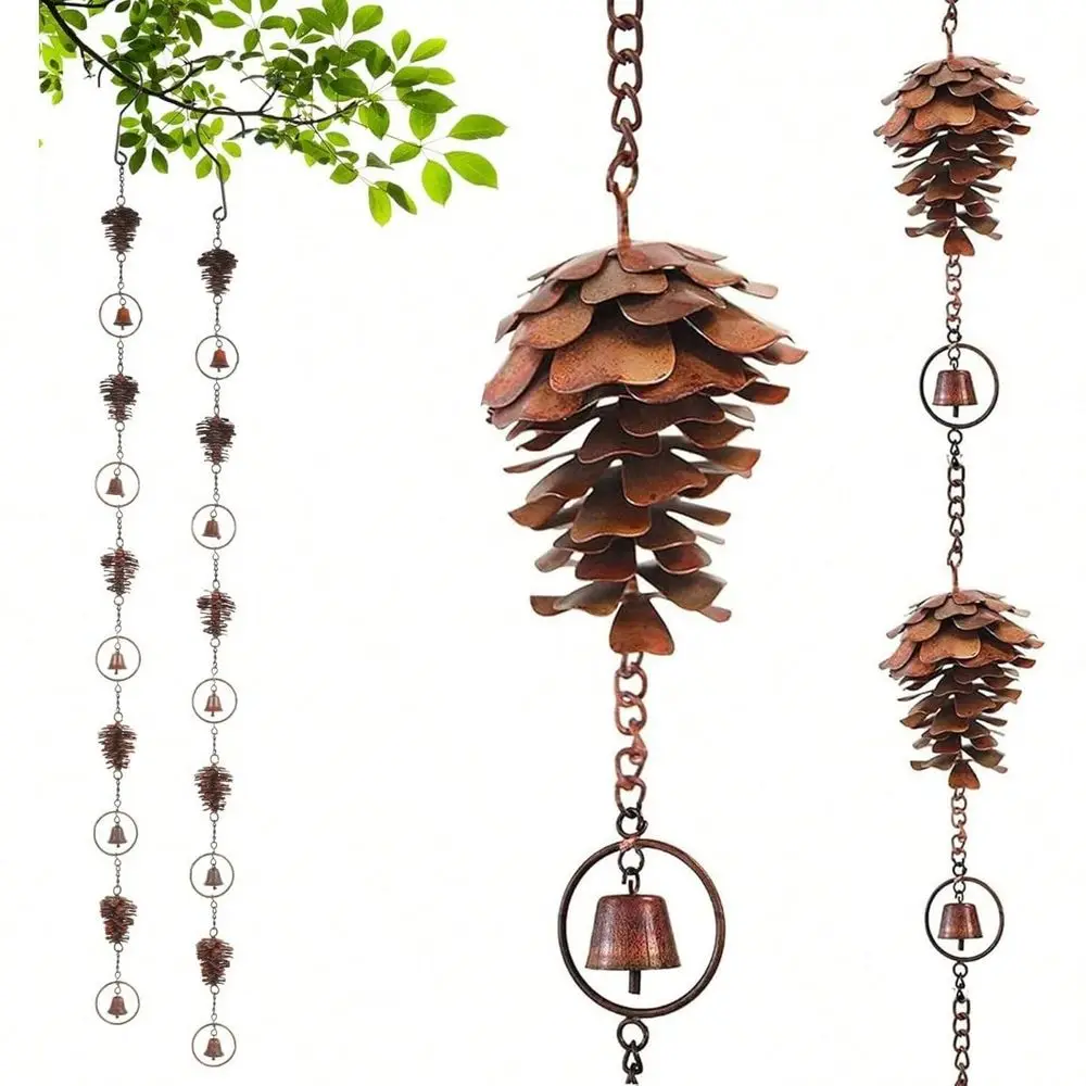 Rain Chain For Outside Adjustable Rain Catcher Chain With Bell For Gutters Outside Eaves Drainage Downspout, For Divert Water A
Rain Chain For Outside Adjustable Rain Catcher Chain With Bell For Gutters Outside Eaves Drainage Downspout, For Divert Water A
