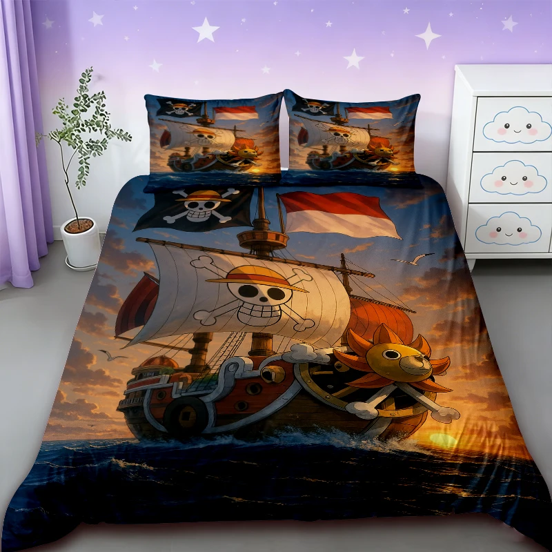 Kids Boys Anime One Pieces Bedding Set Nika Luffy Gear 5 Quilt Cover Pillowcase Duvet Cover Set Single Queen King Size Boy Gifts
Kids Boys Anime One Pieces Bedding Set Nika Luffy Gear 5 Quilt Cover Pillowcase Duvet Cover Set Single Queen King Size Boy Gifts