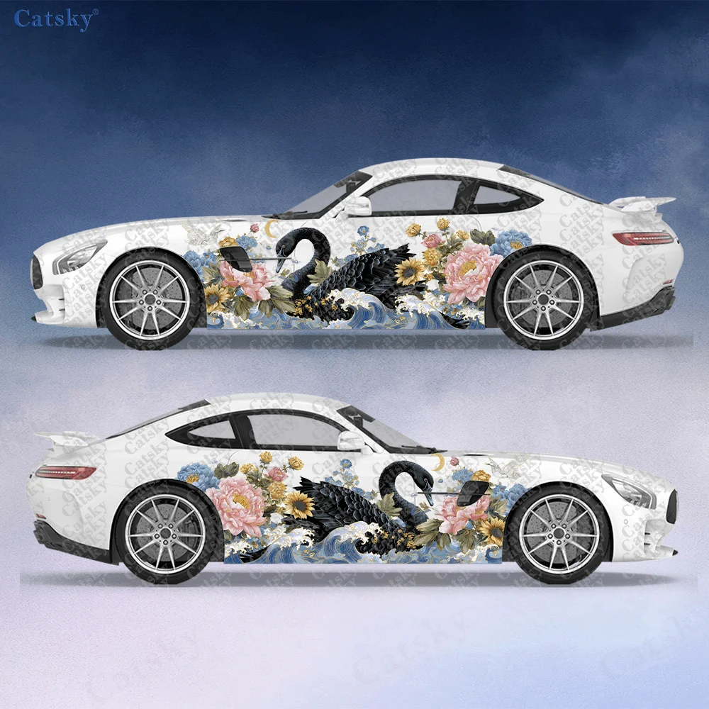 2pcs Black Swan in Wave Car Sticker, Durable, Fade-resistant, Enhance The of Your Vehicle with Bold Art Design Car Vinyl Wrap
2pcs Black Swan in Wave Car Sticker, Durable, Fade-resistant, Enhance The of Your Vehicle with Bold Art Design Car Vinyl Wrap
