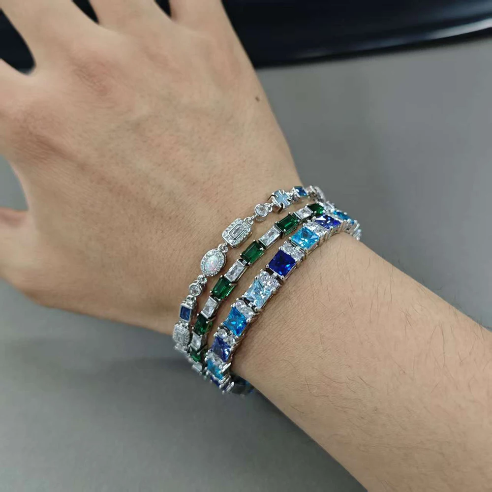 UWIN Iced Out CZ Bracelets Set for Women Blue/Green/Clear Baguettecz Cubic Zircon Chain Bracelets Hip Hop Jewelry for Gift
UWIN Iced Out CZ Bracelets Set for Women Blue/Green/Clear Baguettecz Cubic Zircon Chain Bracelets Hip Hop Jewelry for Gift