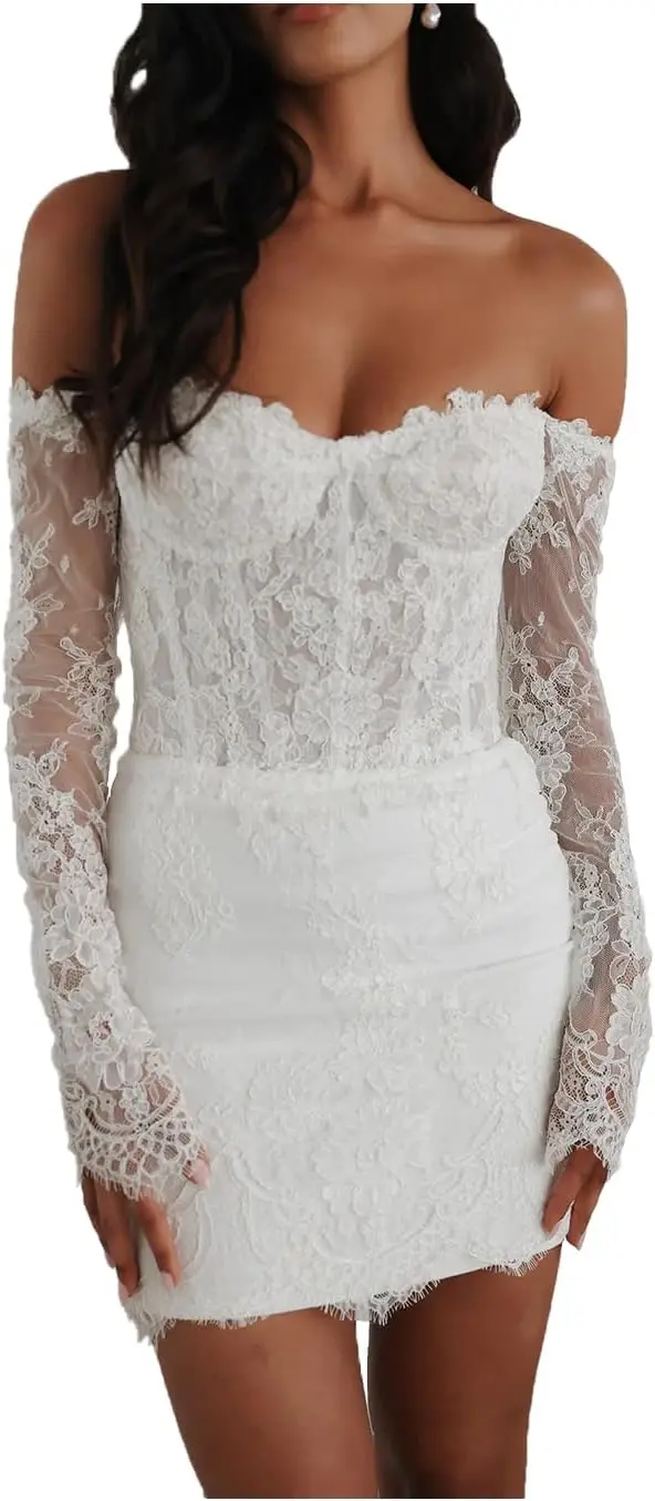 Short Wedding Dresses for Women Mini Bridal Dress for Bride Corset Wedding Reception Gowns 2026 Evening Gown Cocktail Dress
Short Wedding Dresses for Women Mini Bridal Dress for Bride Corset Wedding Reception Gowns 2026 Evening Gown Cocktail Dress
