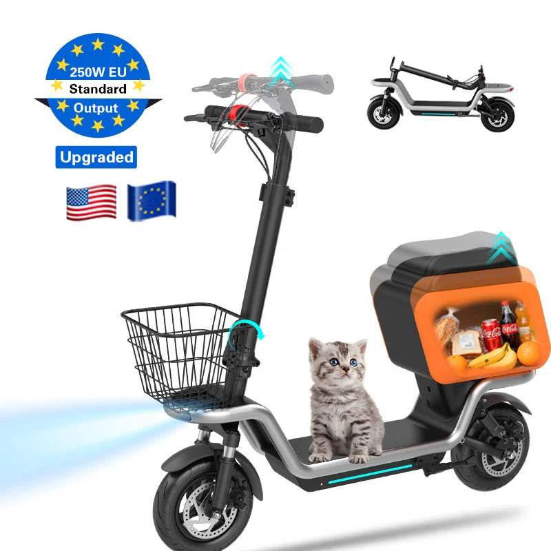 NEW Adults Electric Scooter With Seat/Basket/LED 250W Powerful Foldable Commuter E-Scooter For Daily Commute Grocery Pet Travel
NEW Adults Electric Scooter With Seat/Basket/LED 250W Powerful Foldable Commuter E-Scooter For Daily Commute Grocery Pet Travel