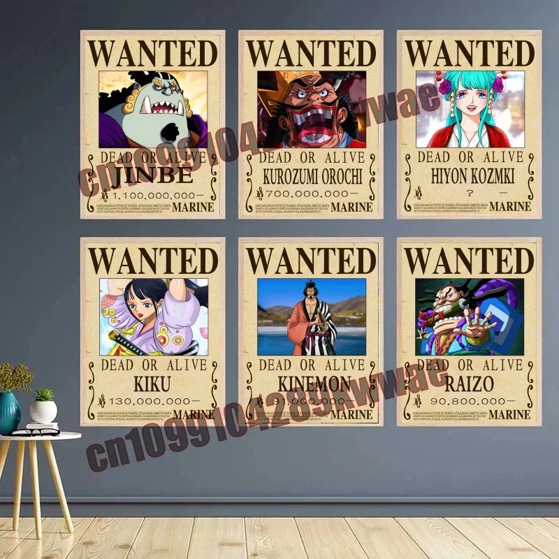 Japanese Classic Animation One Piece Wano Country Reward Order HD Pictures High-quality Poster Canvas Painting Children's Gifts
Japanese Classic Animation One Piece Wano Country Reward Order HD Pictures High-quality Poster Canvas Painting Children's Gifts