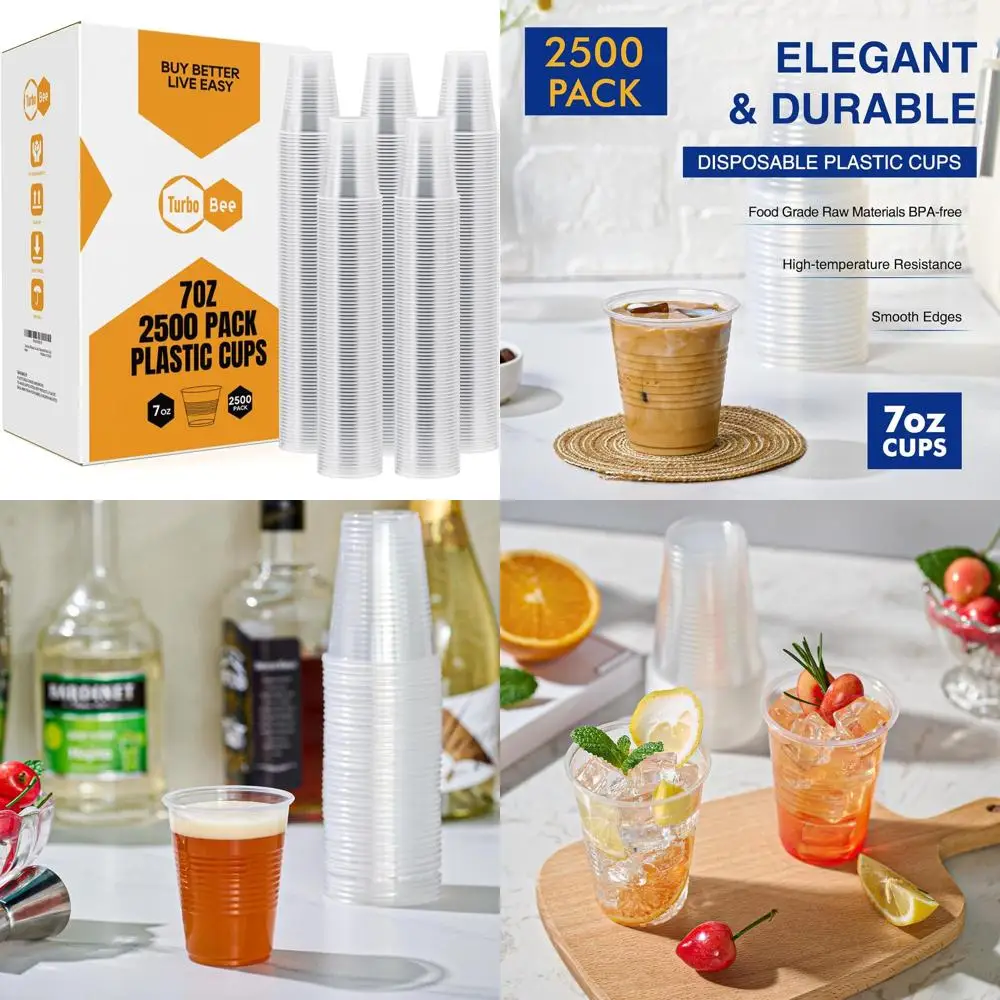 Прозрачные одноразовые пластиковые стаканчики емкостью 7 унций, идеально подходят для вечеринок, пикников, церемоний и свадеб
Прозрачные одноразовые пластиковые стаканчики емкостью 7 унций, идеально подходят для вечеринок, пикников, церемоний и свадеб