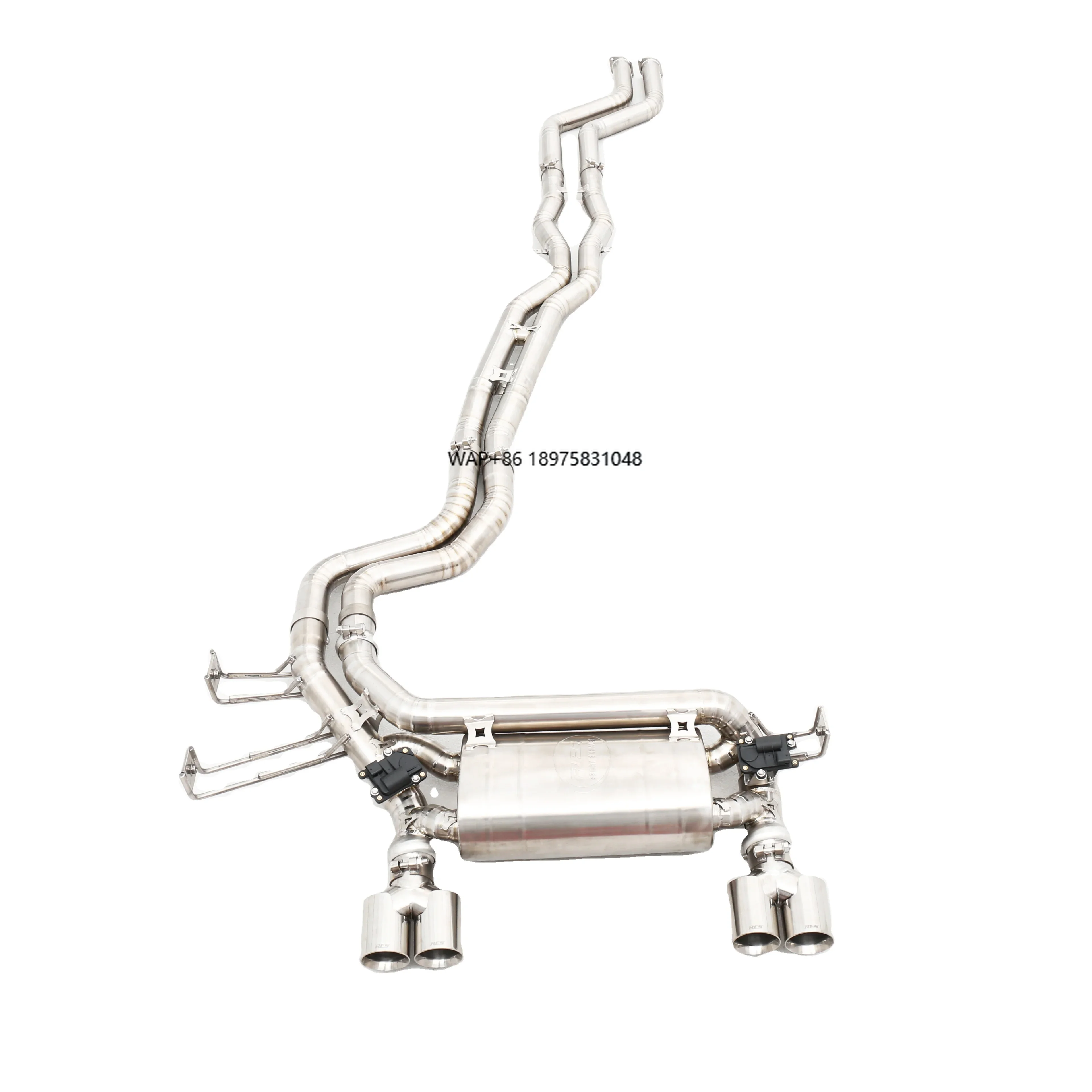 M3 E46 3.2 S54 Factory Customization Exhaust System 304 Stainless Steel/Titanium Valved Model M2
M3 E46 3.2 S54 Factory Customization Exhaust System 304 Stainless Steel/Titanium Valved Model M2