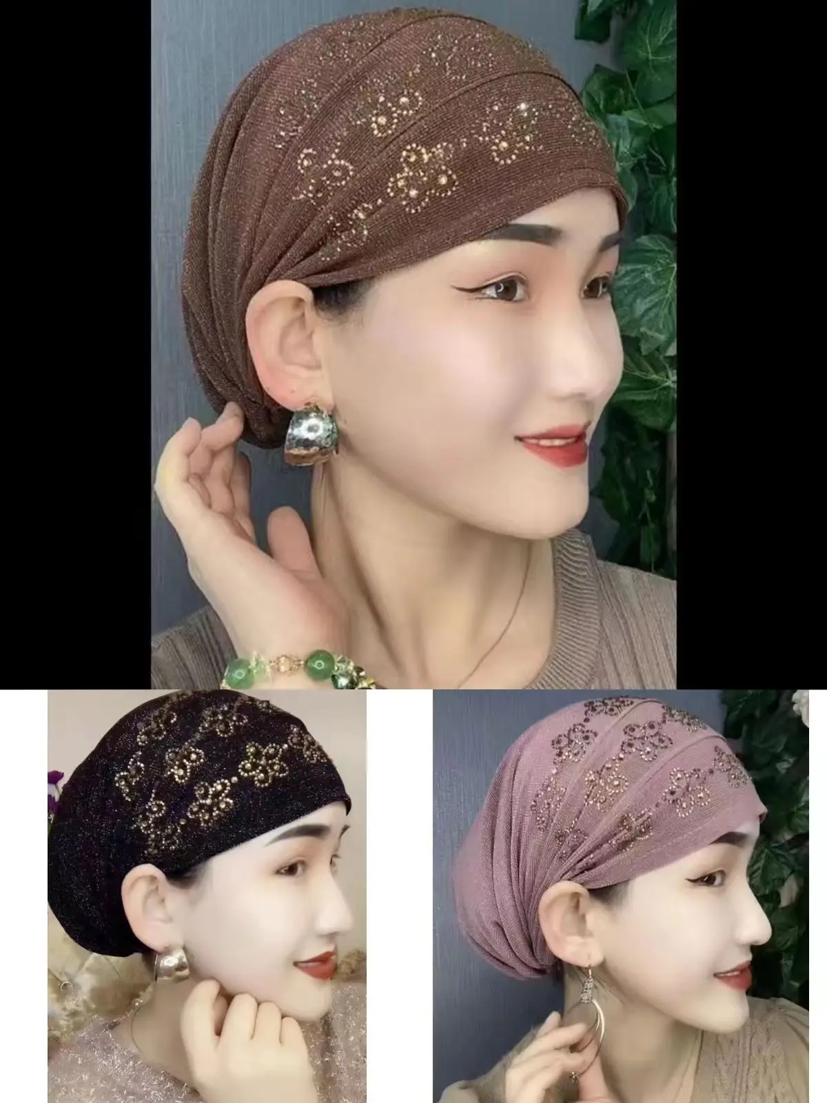 Wholesale 3pcs Hijabs Hats Muslim Women Soft Fabric Strech Vintage Ethnic Cap Home Party Prayer Caps African Beauty's Black Hat
Wholesale 3pcs Hijabs Hats Muslim Women Soft Fabric Strech Vintage Ethnic Cap Home Party Prayer Caps African Beauty's Black Hat