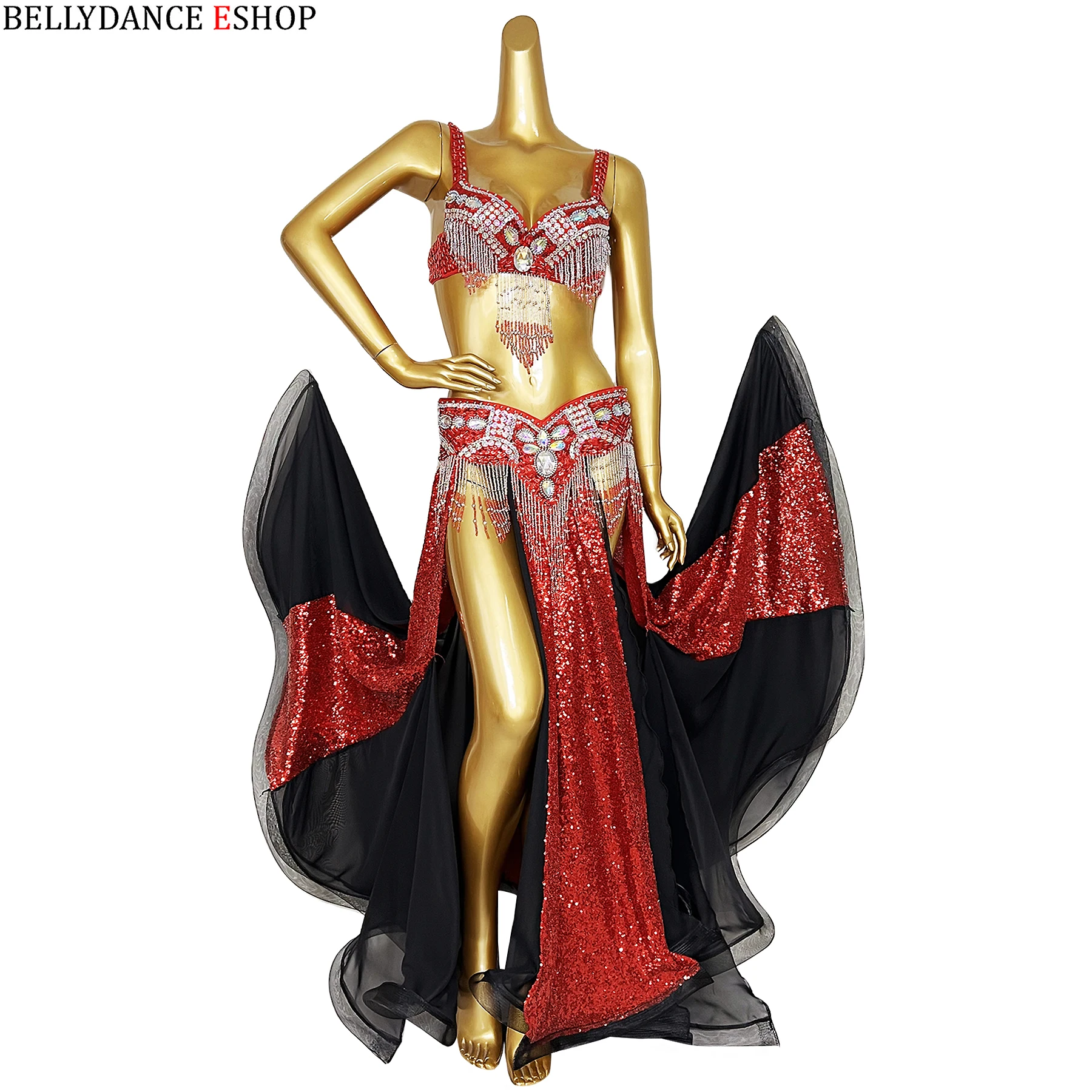 New Beaded Belly Dance Costumes Bra Belt Skirt 3pcs Set Sexy Lady Women Stage Performance Outfit Carnival Dancer Costume Wear
New Beaded Belly Dance Costumes Bra Belt Skirt 3pcs Set Sexy Lady Women Stage Performance Outfit Carnival Dancer Costume Wear