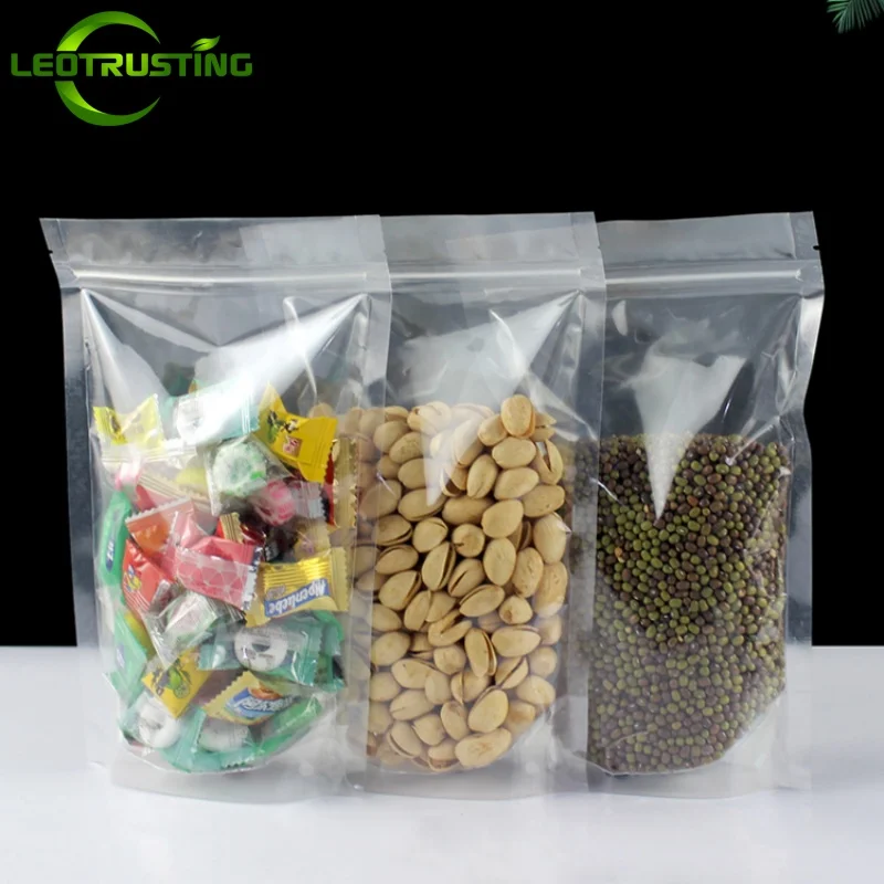 50PCS Clear Stand-up Plastic Ziplock Packaging Bag DIY Matcha Cocoa Snack Sugar Candy Ground Coffee Tea Biscuit Storage Pouches
50PCS Clear Stand-up Plastic Ziplock Packaging Bag DIY Matcha Cocoa Snack Sugar Candy Ground Coffee Tea Biscuit Storage Pouches