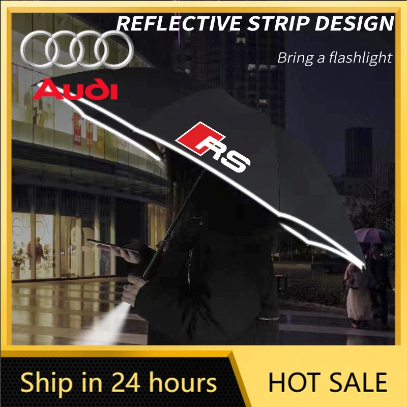 2026 Hot For Audi Car Automatic Folding Portable Windproof UV Sunshade Rain Umbrella For Audi Sport S Line RS3 RS4 RS5 RS6 RS7 R
2026 Hot For Audi Car Automatic Folding Portable Windproof UV Sunshade Rain Umbrella For Audi Sport S Line RS3 RS4 RS5 RS6 RS7 R
