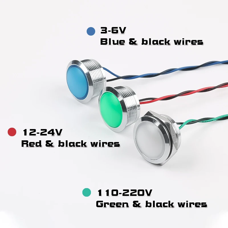 Сигнальная лампа с шаровой головкой 22 мм, металлическая, с проводом, 6В/24В/220В, водонепроницаемая, мягкий яркий свет, индикаторная лампа
Сигнальная лампа с шаровой головкой 22 мм, металлическая, с проводом, 6В/24В/220В, водонепроницаемая, мягкий яркий свет, индикаторная лампа