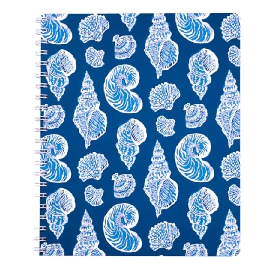 Large Hardcover Spiral Notebook, 11" x 9.5" with 160 College Ruled Pages, Shell of a Good Time
Large Hardcover Spiral Notebook, 11" x 9.5" with 160 College Ruled Pages, Shell of a Good Time