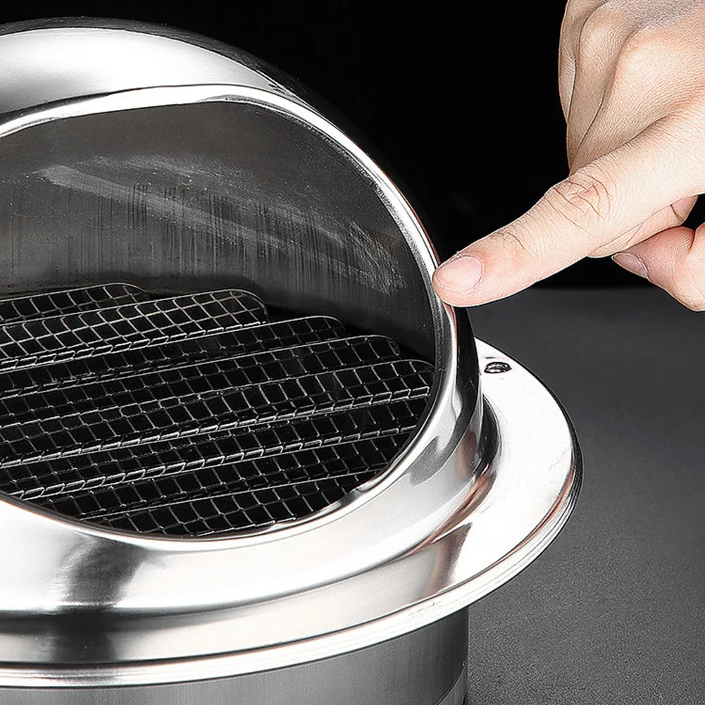 Brand New High Quality For Wall Air Outlet Grille Vent Cap Vent Cover Hemispherical Silver Stainless Steel Durable
Brand New High Quality For Wall Air Outlet Grille Vent Cap Vent Cover Hemispherical Silver Stainless Steel Durable
