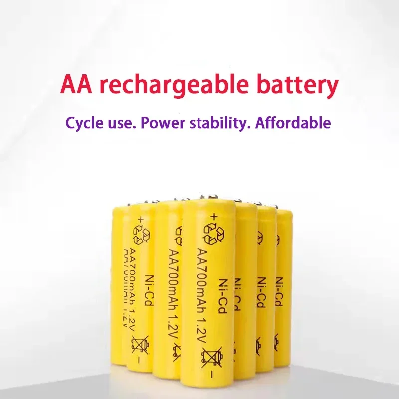 700mAh 1.2V AA Small capacity, big power Rechargeable Battery used in wireless mice, remote controls, toys, electronic scales
700mAh 1.2V AA Small capacity, big power Rechargeable Battery used in wireless mice, remote controls, toys, electronic scales