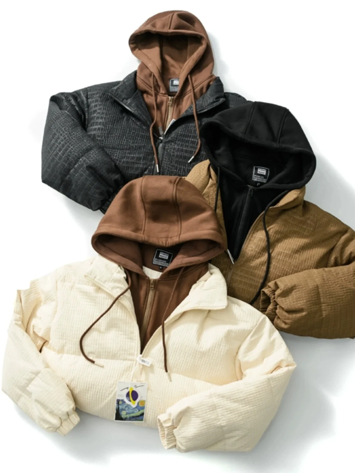American High Street Stylish Loose Fashionable Warm down Jacket Couples Winter Men's Women's Fake Two-Piece Coat
American High Street Stylish Loose Fashionable Warm down Jacket Couples Winter Men's Women's Fake Two-Piece Coat