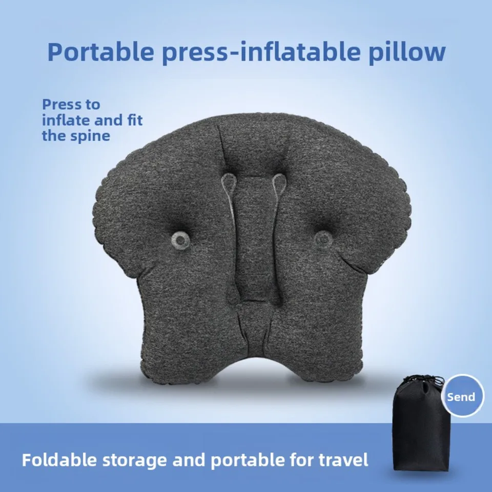 Portable Inflatable Cotton Back Pillow Ergonomic Lumbar Cushion For Home Office Car Camping Reading Bed Rest Pillows
Portable Inflatable Cotton Back Pillow Ergonomic Lumbar Cushion For Home Office Car Camping Reading Bed Rest Pillows
