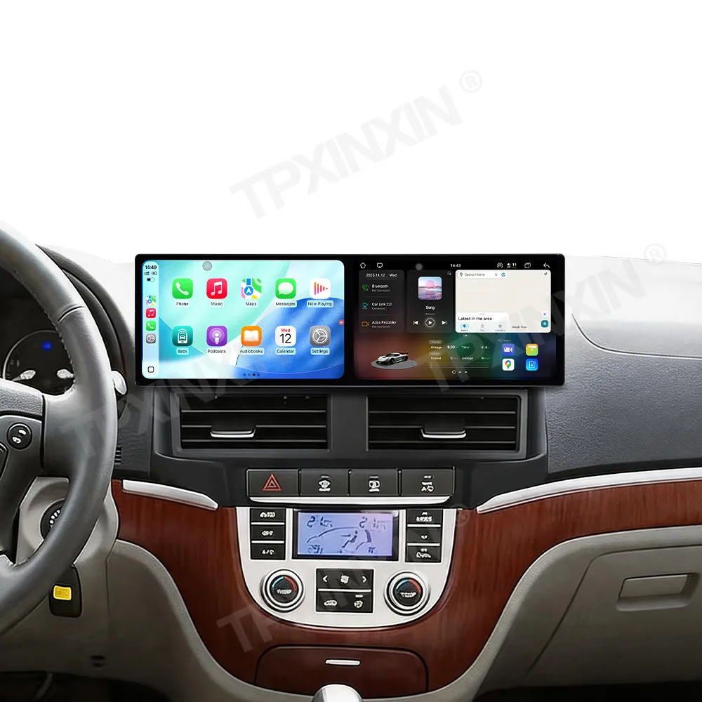 Android 15 Car Multimedia Player For Hyundai Santa Fe 2006-2012 Auto Radio GPS Navigation Stereo 18.2" Dual Screen Carplay HiCar
Android 15 Car Multimedia Player For Hyundai Santa Fe 2006-2012 Auto Radio GPS Navigation Stereo 18.2" Dual Screen Carplay HiCar