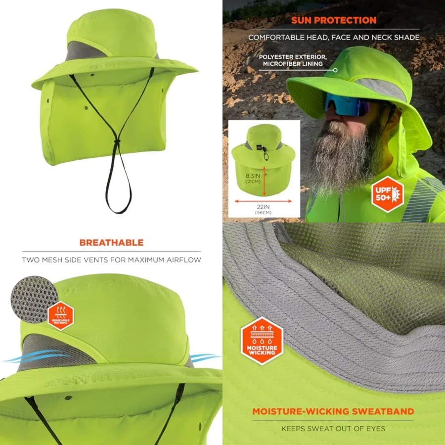 Unisex Adult Chill-its 8934 Ranger Hat with Neck Shade
Unisex Adult Chill-its 8934 Ranger Hat with Neck Shade