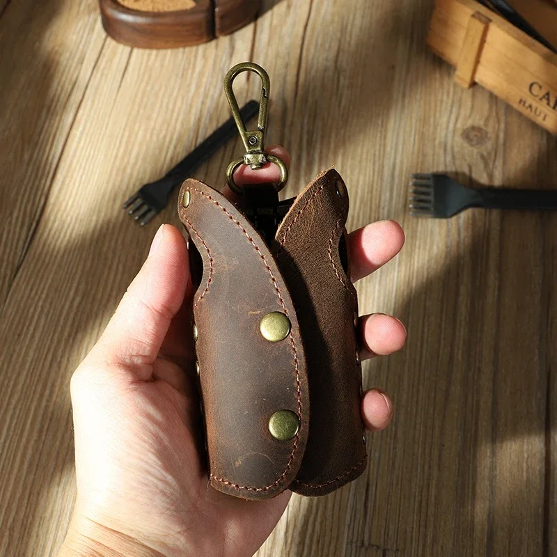 DIY handmade leather multi-function Genuine Leather Keychain Key Holder Organizer Key Case Keys Pouch
DIY handmade leather multi-function Genuine Leather Keychain Key Holder Organizer Key Case Keys Pouch