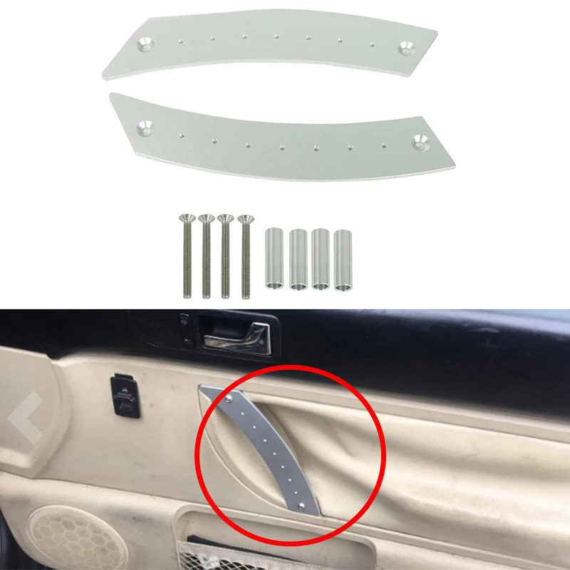 2Pcs Brushed aluminum Silver Interior Door Handle Panel Left&Right Side Door Pull Handles For VW Beetle Bug 1998-2010 84032
2Pcs Brushed aluminum Silver Interior Door Handle Panel Left&Right Side Door Pull Handles For VW Beetle Bug 1998-2010 84032