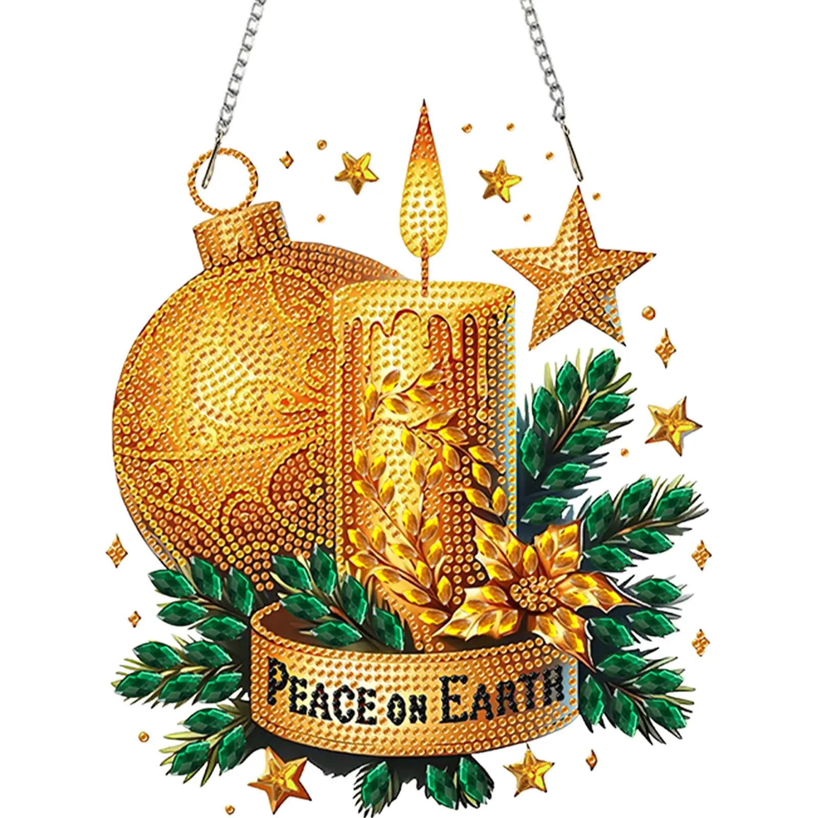 Christmas Theme 2D/Flat DIY Hanging Diamond Art Kits Special Shape Rhinestone Diamond Art Window Pendants Wall Door Decoration
Christmas Theme 2D/Flat DIY Hanging Diamond Art Kits Special Shape Rhinestone Diamond Art Window Pendants Wall Door Decoration