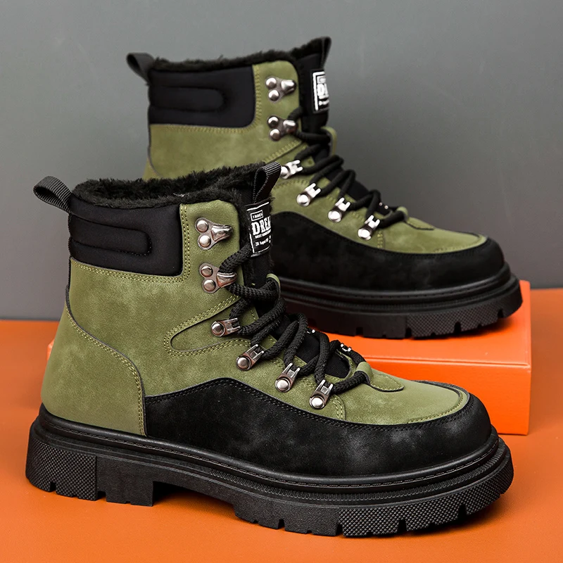 Winter Men's Snow Boots Waterproof Non-Slip Comfortable Warm Plush Lining Outdoor Ski Ankle Boots For Men
Winter Men's Snow Boots Waterproof Non-Slip Comfortable Warm Plush Lining Outdoor Ski Ankle Boots For Men