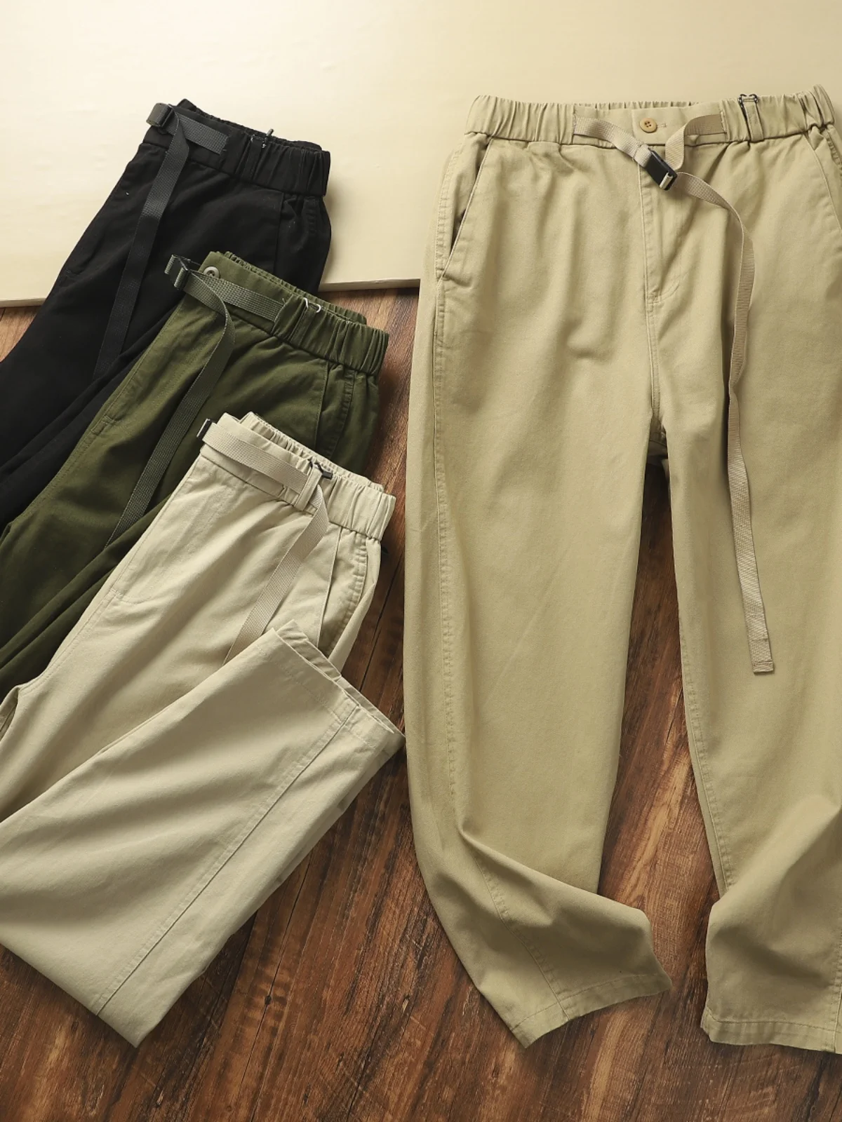 Тяжелые хлопковые рабочие брюки, мужские повседневные прямые брюки с широкими штанинами, весенне-осенняя одежда, прочный, удобный, молодежный
Тяжелые хлопковые рабочие брюки, мужские повседневные прямые брюки с широкими штанинами, весенне-осенняя одежда, прочный, удобный, молодежный