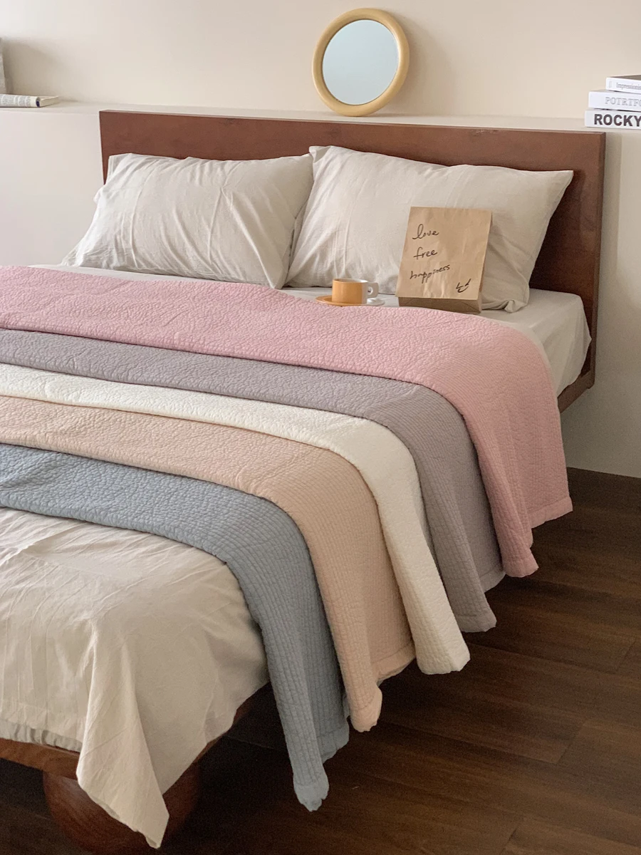 80-Thread Count Pure Cotton Sand-Washed Bedding Cover Single Quilt Duvet Summer Cool Multi-Functional Bedding Linen
80-Thread Count Pure Cotton Sand-Washed Bedding Cover Single Quilt Duvet Summer Cool Multi-Functional Bedding Linen