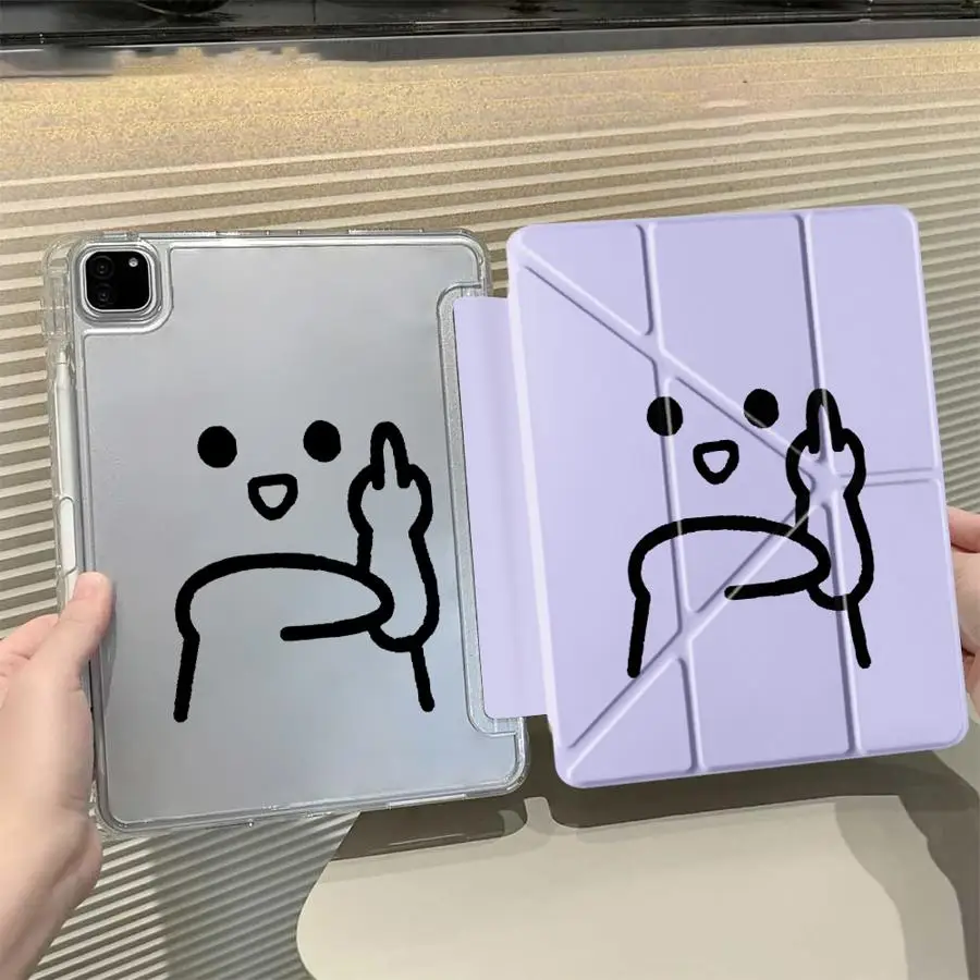Забавный чехол-подставка для планшетов с рисунком человечков (Y-Fold Holder Cover) для iPad Pro 2025, 11-го, 10-го, 9-го, 8-го, 7-го поколений, 12.9 дюймов, Mini 6, 7, Air 4, 5, M3, M2
Забавный чехол-подставка для планшетов с рисунком человечков (Y-Fold Holder Cover) для iPad Pro 2025, 11-го, 10-го, 9-го, 8-го, 7-го поколений, 12.9 дюймов, Mini 6, 7, Air 4, 5, M3, M2