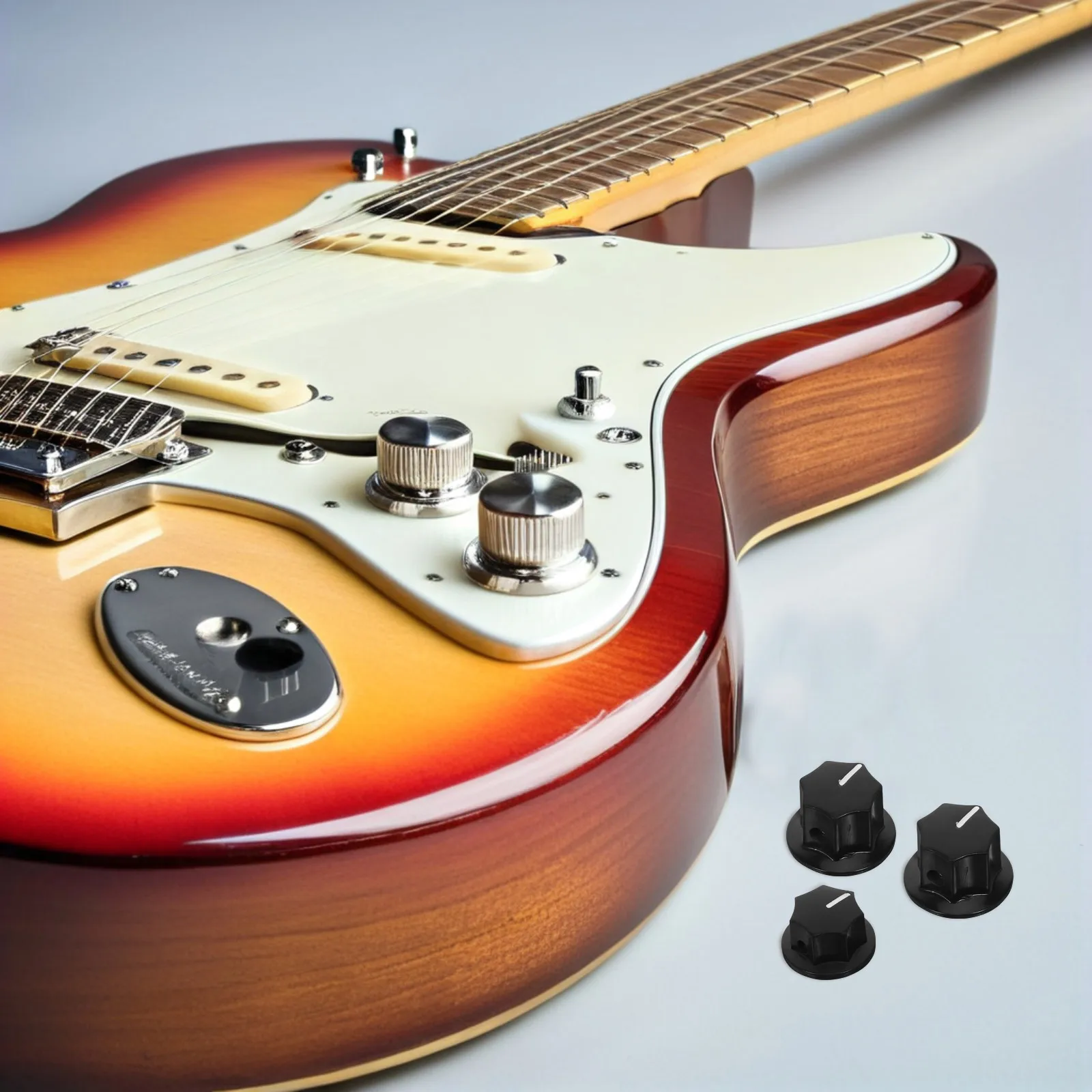 5 Pcs Potentiometer Cap Electric Guitar Knobs Top Cover Bass Plastic Parts Control
5 Pcs Potentiometer Cap Electric Guitar Knobs Top Cover Bass Plastic Parts Control