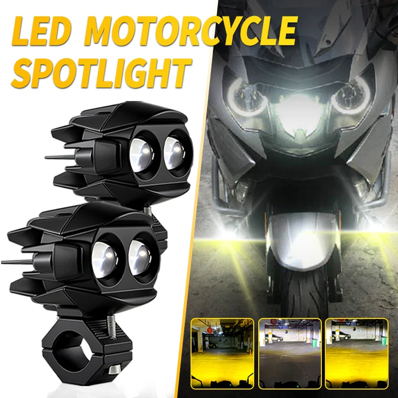 60W LED Motorcycle Spotlight Auxiliary Headlight For BMW K1600 R1200G LED Fog Light Mini Projector White 6000K Yellow 3000K DRL
60W LED Motorcycle Spotlight Auxiliary Headlight For BMW K1600 R1200G LED Fog Light Mini Projector White 6000K Yellow 3000K DRL