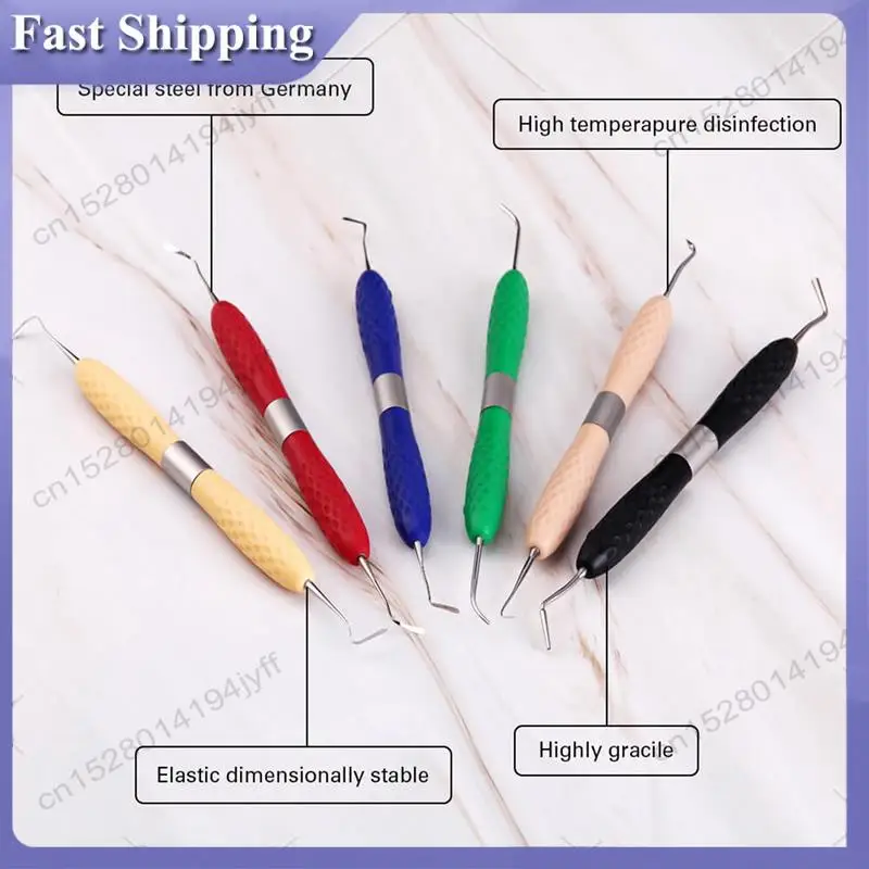 -ABDH 60Pcs/Kit Resin Filler Aesthetic Restoration Kit Fit For LM Resin Knife Plastic Dresser With Silicone Handle
-ABDH 60Pcs/Kit Resin Filler Aesthetic Restoration Kit Fit For LM Resin Knife Plastic Dresser With Silicone Handle