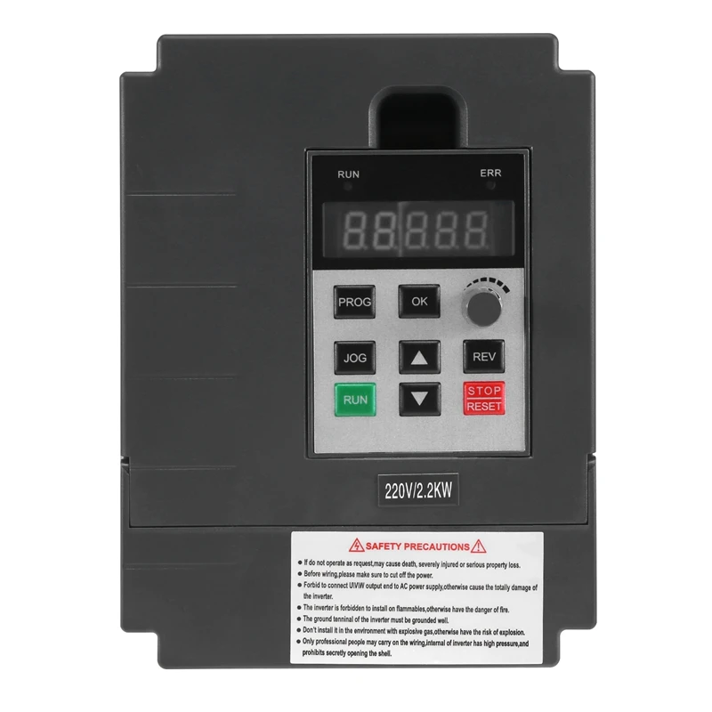 2.2KW 220V Variable Frequency Drive Inverter Single To 3 Phase CNC VFD Universal
2.2KW 220V Variable Frequency Drive Inverter Single To 3 Phase CNC VFD Universal