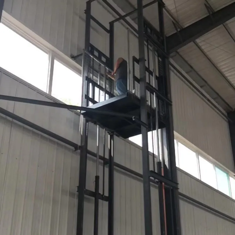 Customizable Hydraulic Lift Elevator Warehouse Handling Lift Platform Loading Unloading Fixed Guide Rail Cargo Lift Elevator
Customizable Hydraulic Lift Elevator Warehouse Handling Lift Platform Loading Unloading Fixed Guide Rail Cargo Lift Elevator