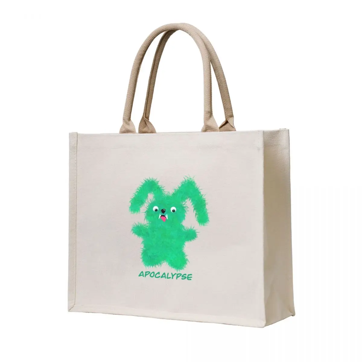 Apocalypse Green Cute Bunny, Fangs, Tongue Out Tote Bag canvas bags foldable reusable bag hand bag Big
Apocalypse Green Cute Bunny, Fangs, Tongue Out Tote Bag canvas bags foldable reusable bag hand bag Big